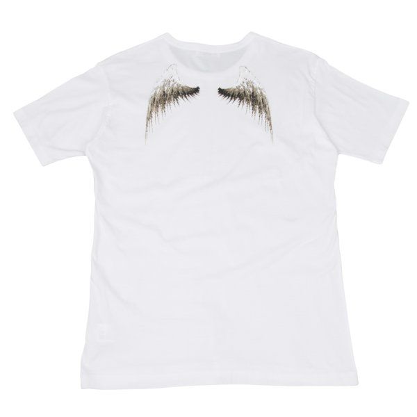ヨウジヤマモト プールオムYohji Yamamoto POUR HOMME フェザープリントTシャツ オフ3