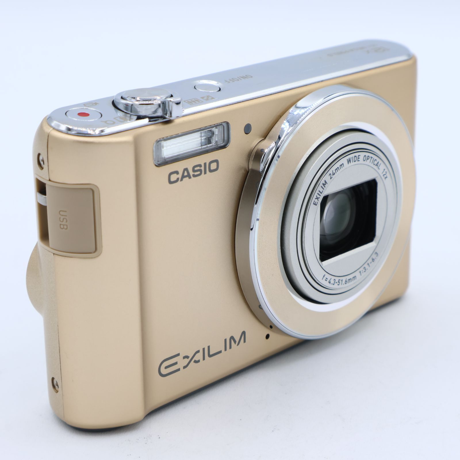 CASIO カシオ デジタルカメラ EXILIM EX-ZS190GD 広角24mm 光学12倍