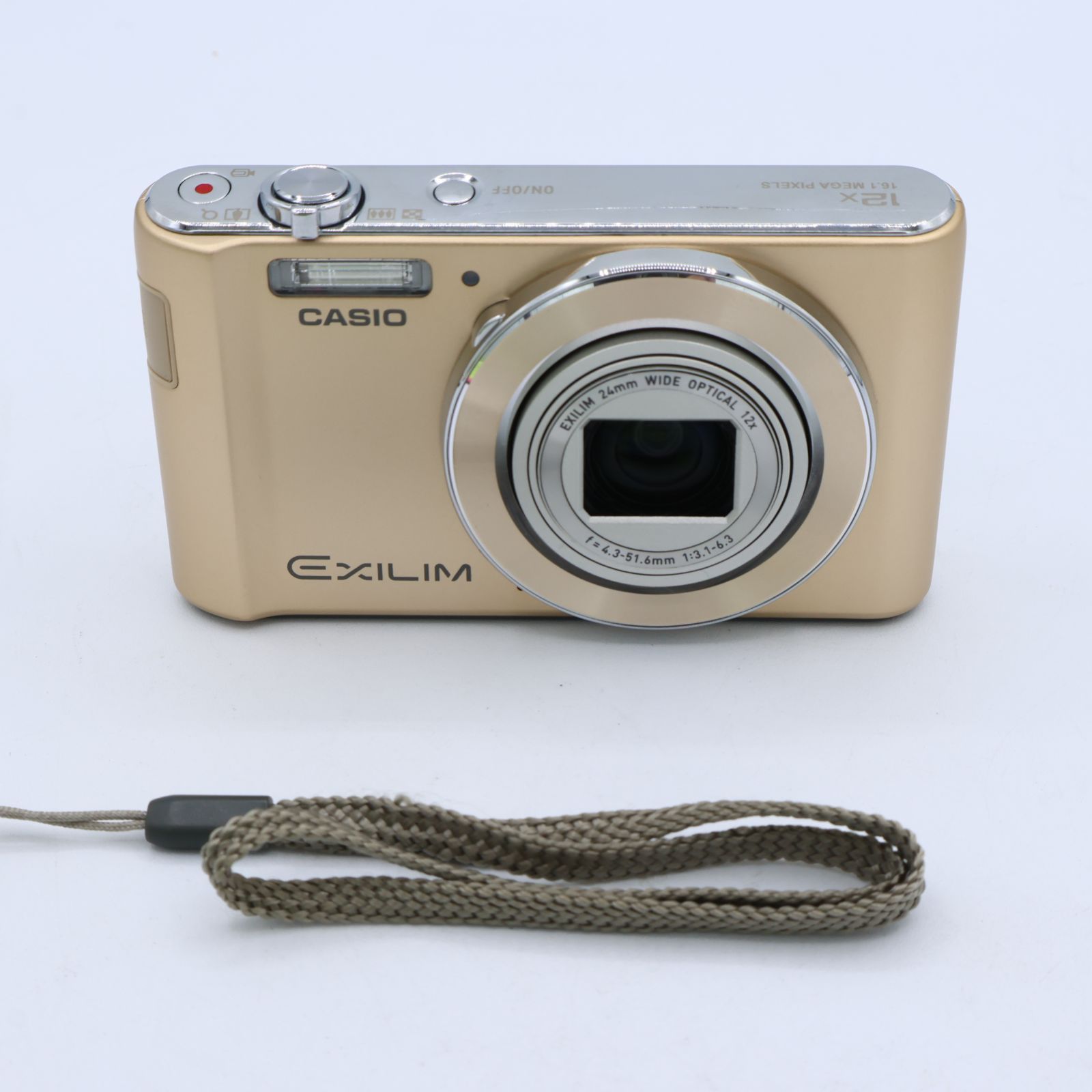 CASIO カシオ デジタルカメラ EXILIM EX-ZS190GD 広角24mm 光学12倍