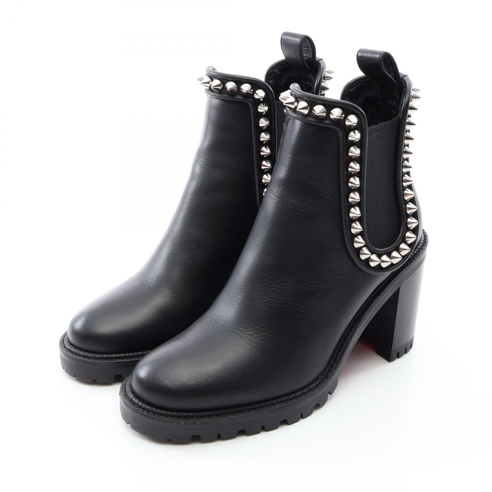 Christian Louboutin クリスチャンルブタン CAPAHUTTA スパイクスタッズ ショート ブーツ