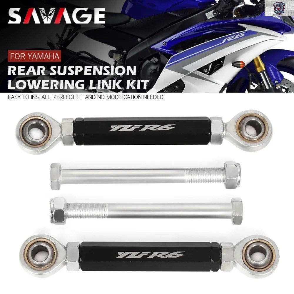 YZF-R6 リアサスペンション ローダウンリンクキット ヤマハ 2006-2026 YZFR6 レース GYTR モーターサイクル クッションレバー ドロップリン