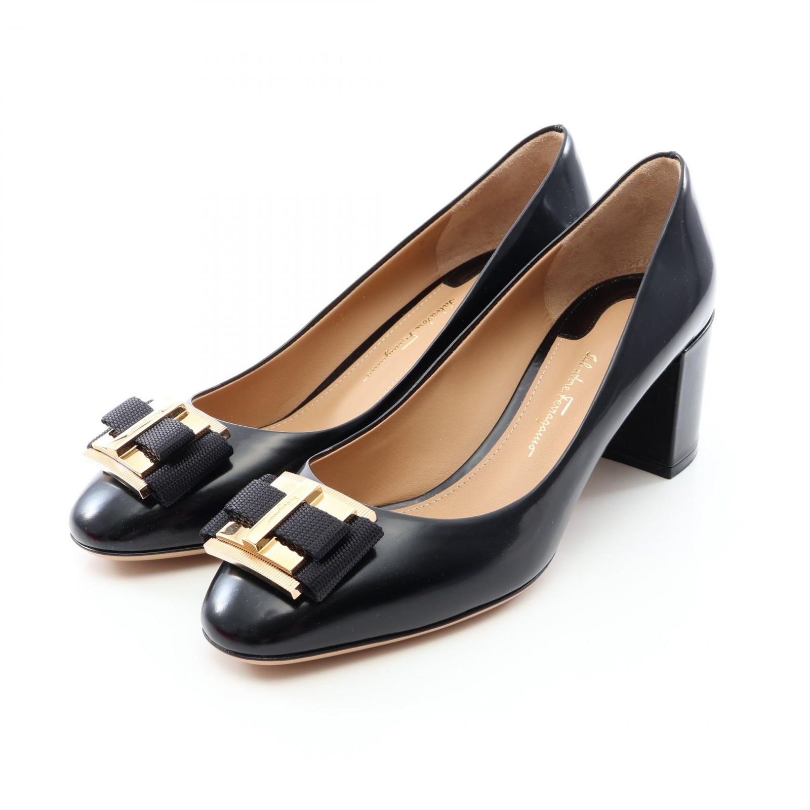 Salvatore Ferragamo サルヴァトーレフェラガモ PRATO55 パンプス