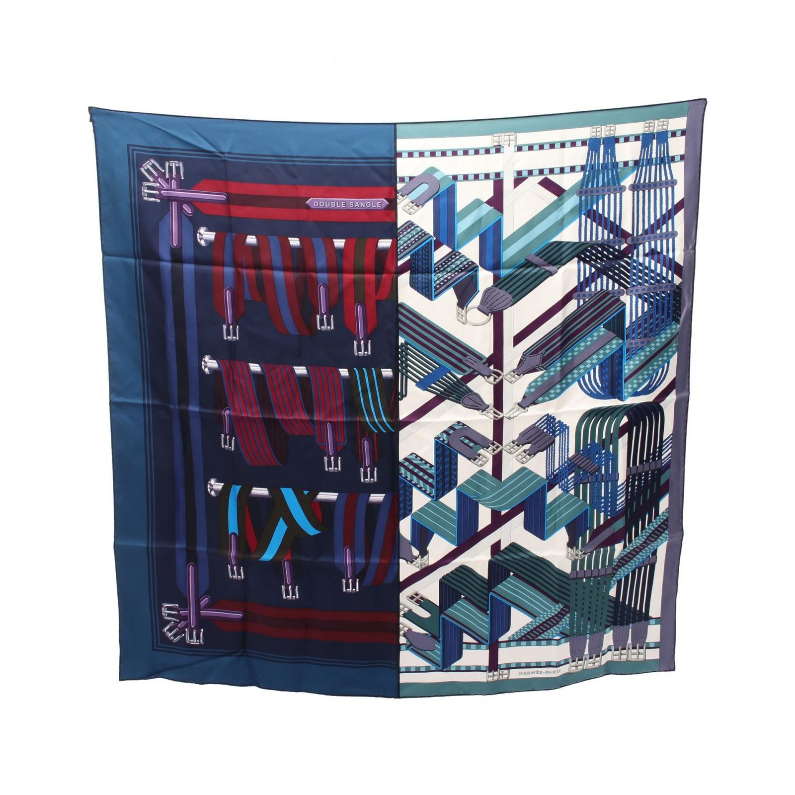 HERMES エルメス カレ90 DOUBLE SANGLE スカーフ