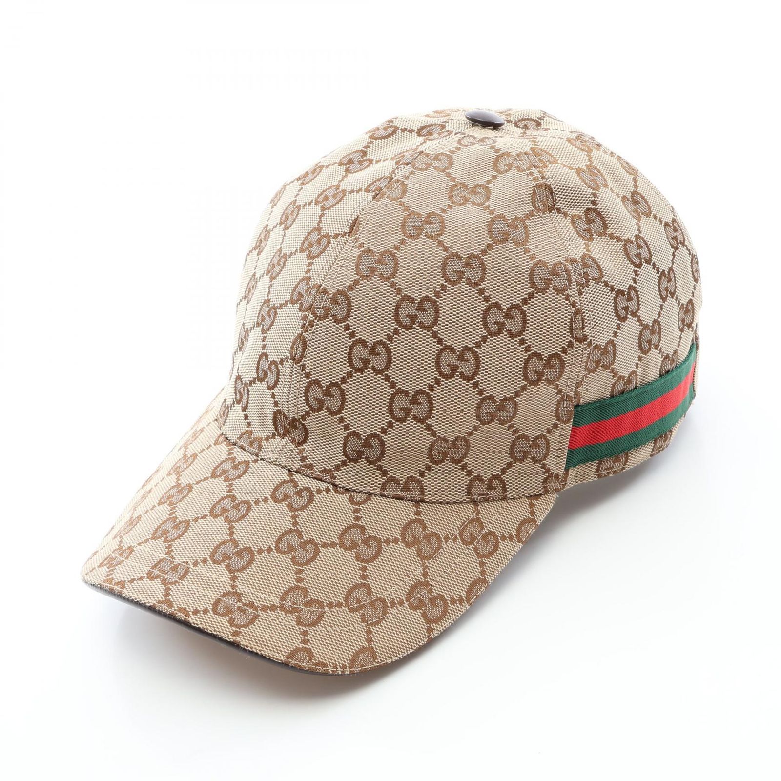 GUCCI グッチ GGキャンバス ウェブライン キャップ
