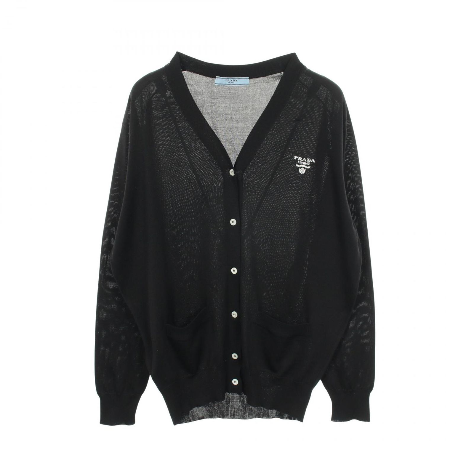 PRADA プラダ ロゴ カーディガン