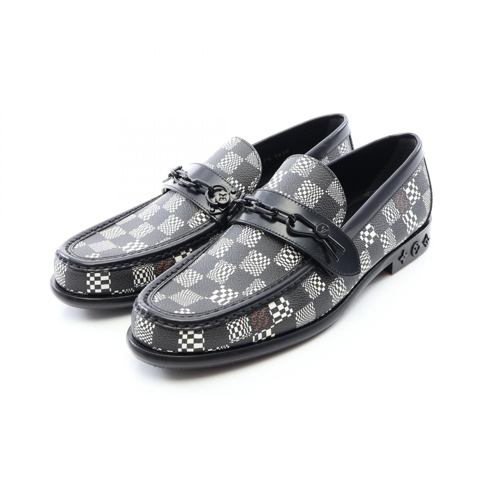 LOUIS VUITTON ルイ・ヴィトン ダミエディストーテッド ローファー