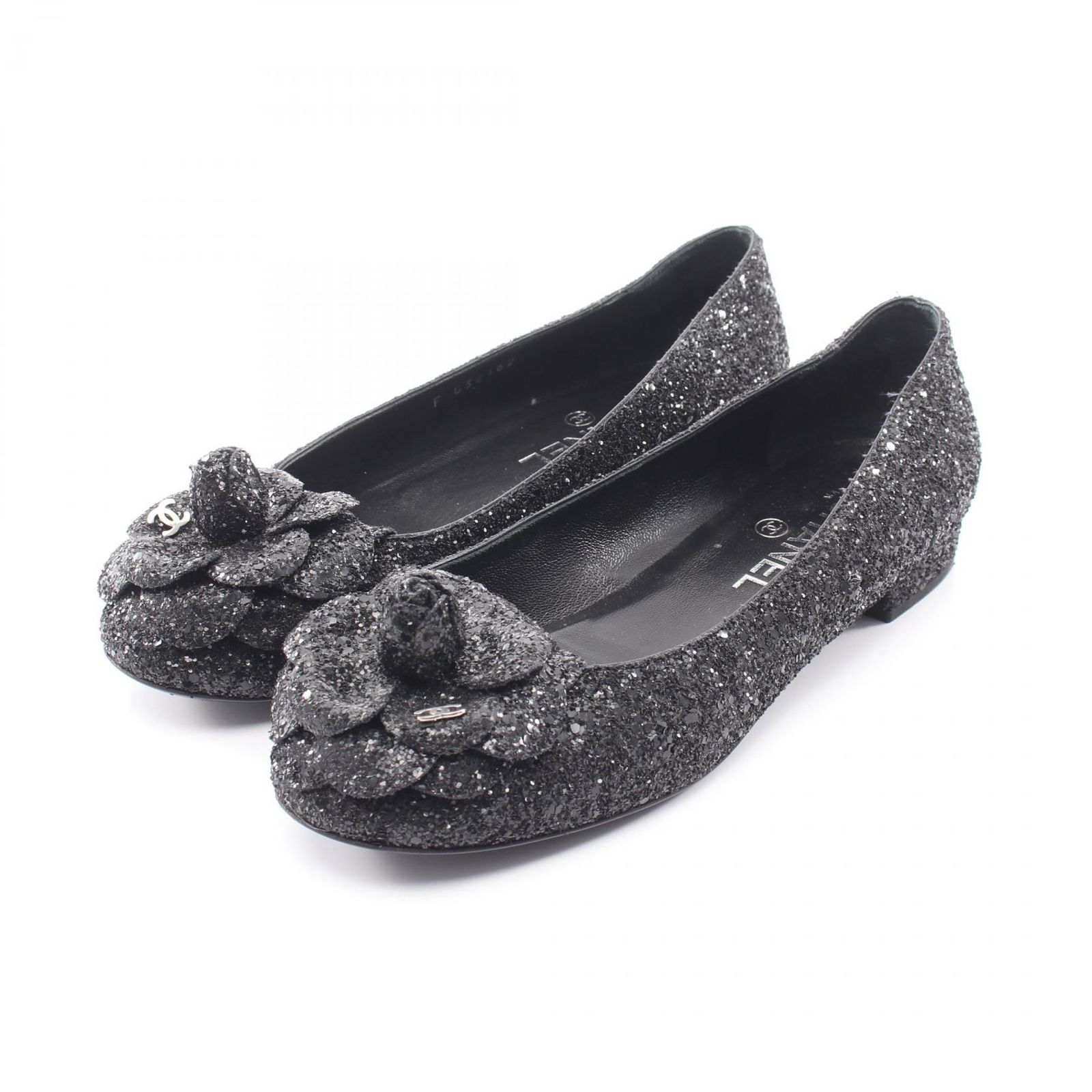 CHANEL シャネル カメリア フラットシューズ パンプス