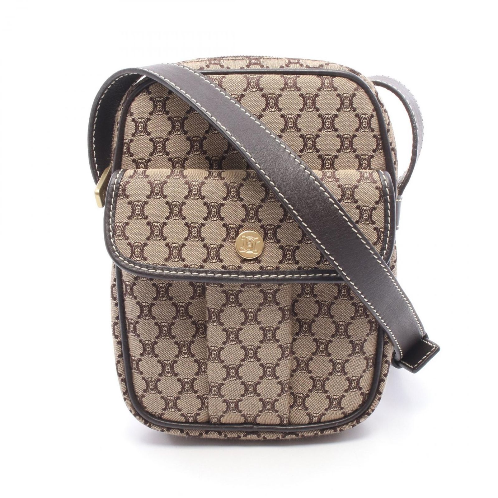 CELINE セリーヌ マカダム ショルダーバッグ