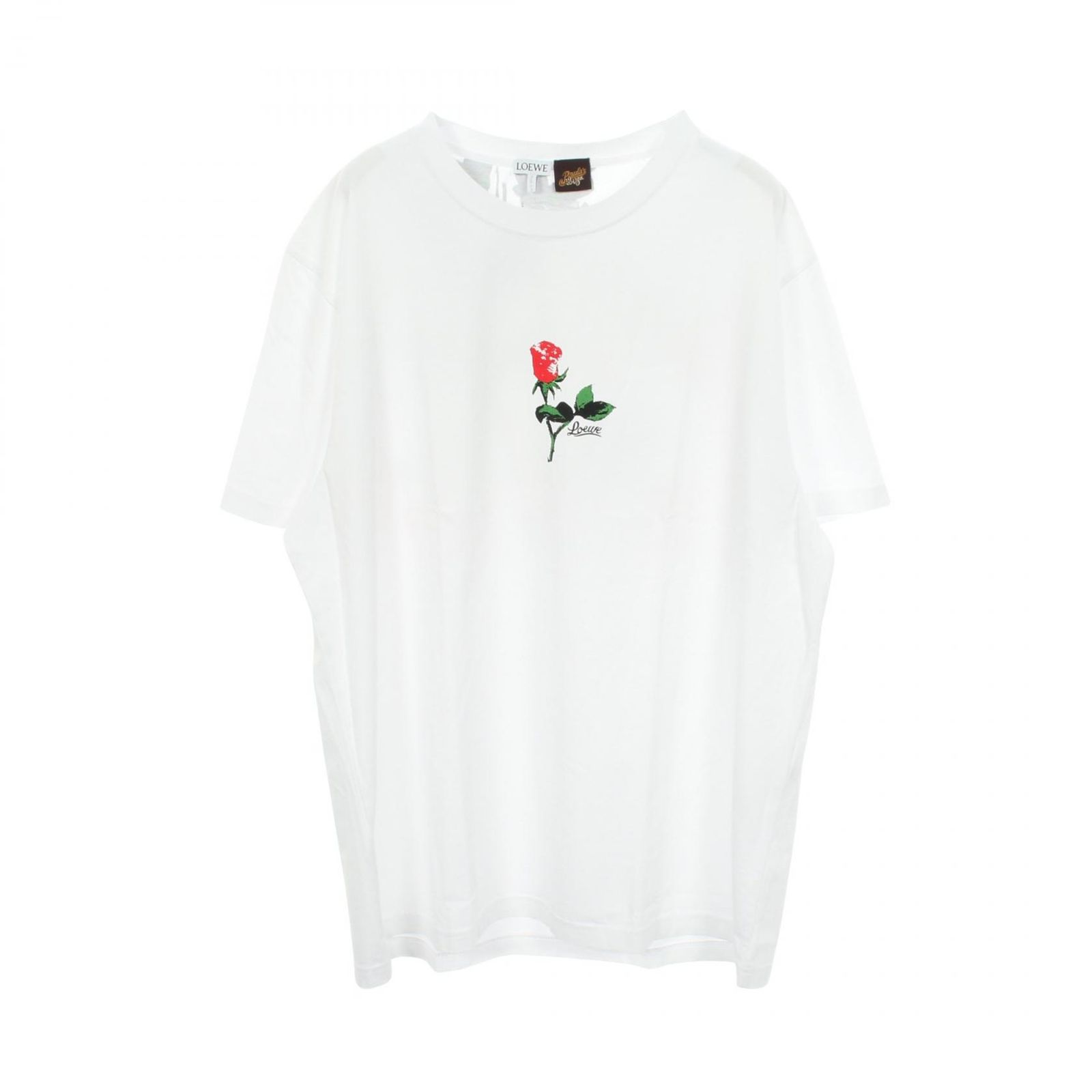 LOEWE ロエベ PAULA'S IBIZA ローズプリント 半袖Tシャツ 36,920円
