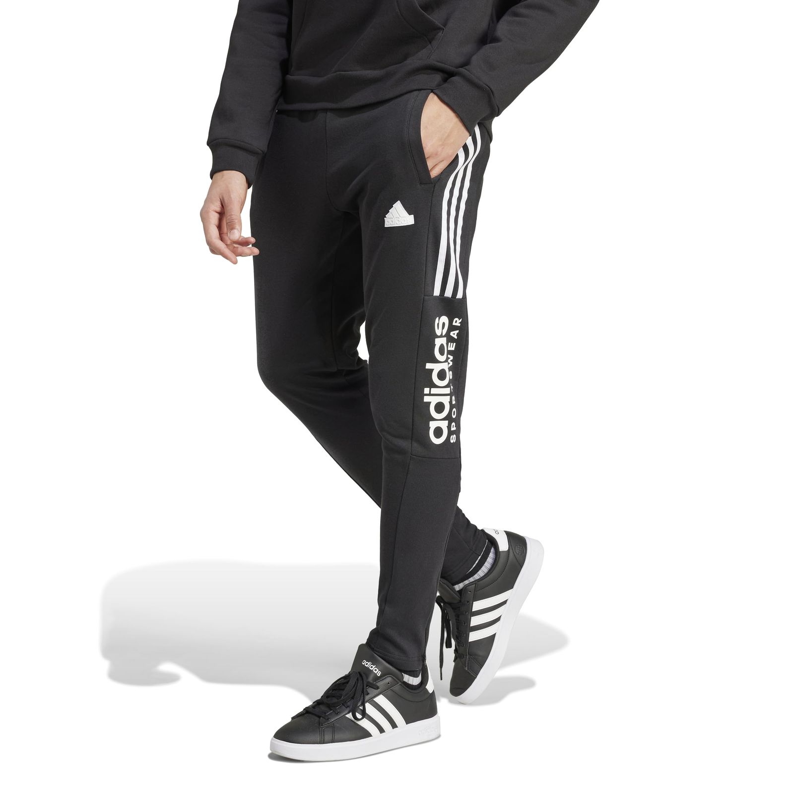 アディダス スウェット パンツ ティロ 裏起毛 スウェットパンツ メンズ JTL68 ブラック/ホワイト (IW0171) S [ブラック/ホワイト(IW0171)] [Free Size]
