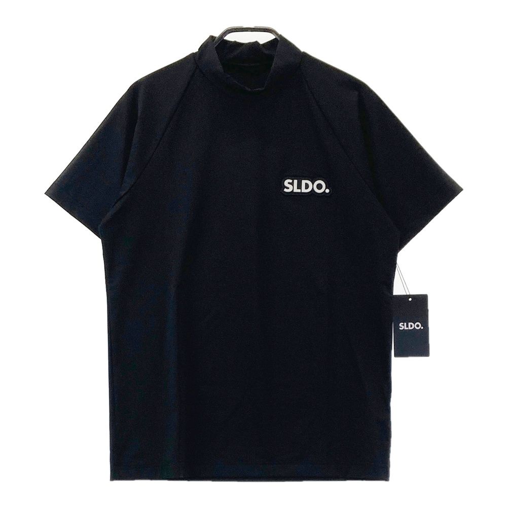 サイズ：S SLDO. エスルド モックネック 半袖Tシャツ ブラック系 [240101706530] ゴルフウェア メンズ ストスト