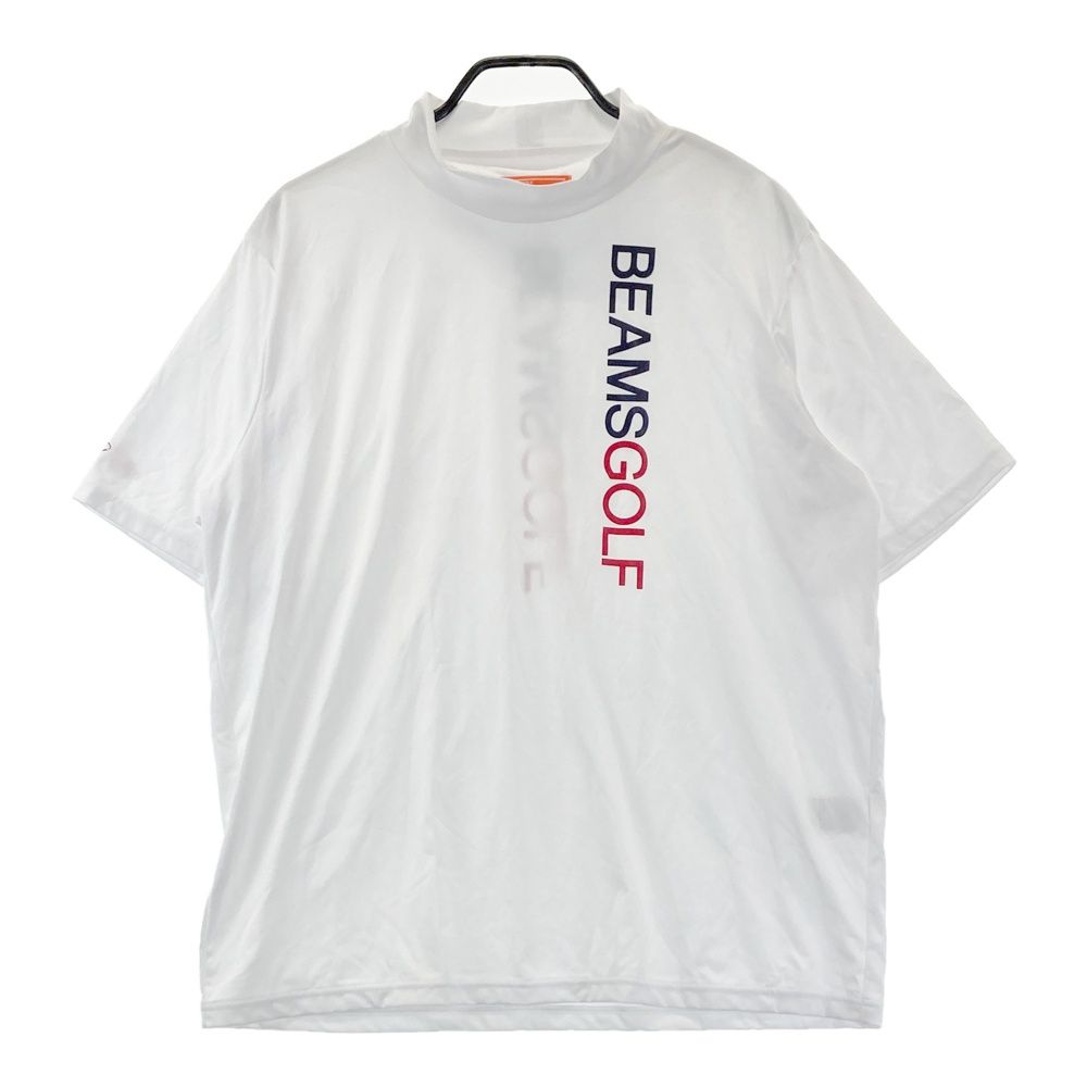サイズ：XL BEAMS GOLF ビームスゴルフ ハイネック 半袖Tシャツ ホワイト系 [240101713669] ゴルフウェア メンズ ストスト 8,237円