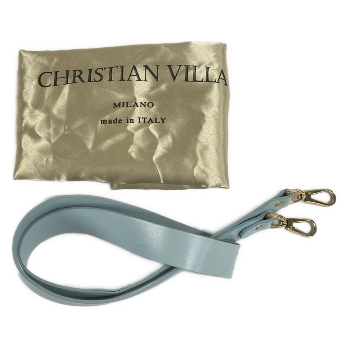 CHRISTIAN VILLA(クリスチャンヴィラ) ハンドバッグ - ライトブルー 