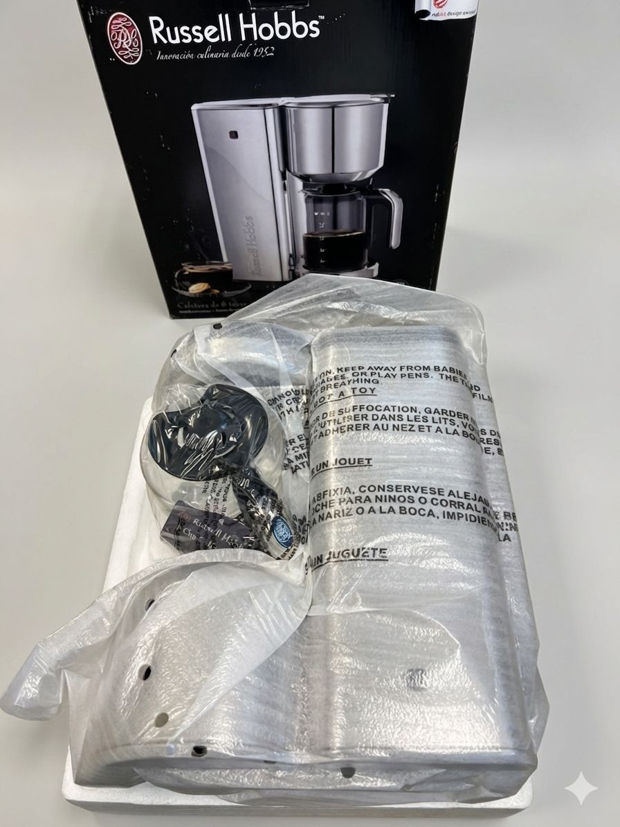 新品・未通電】ラッセルホブス 8カップ コーヒーメーカー CM7000S