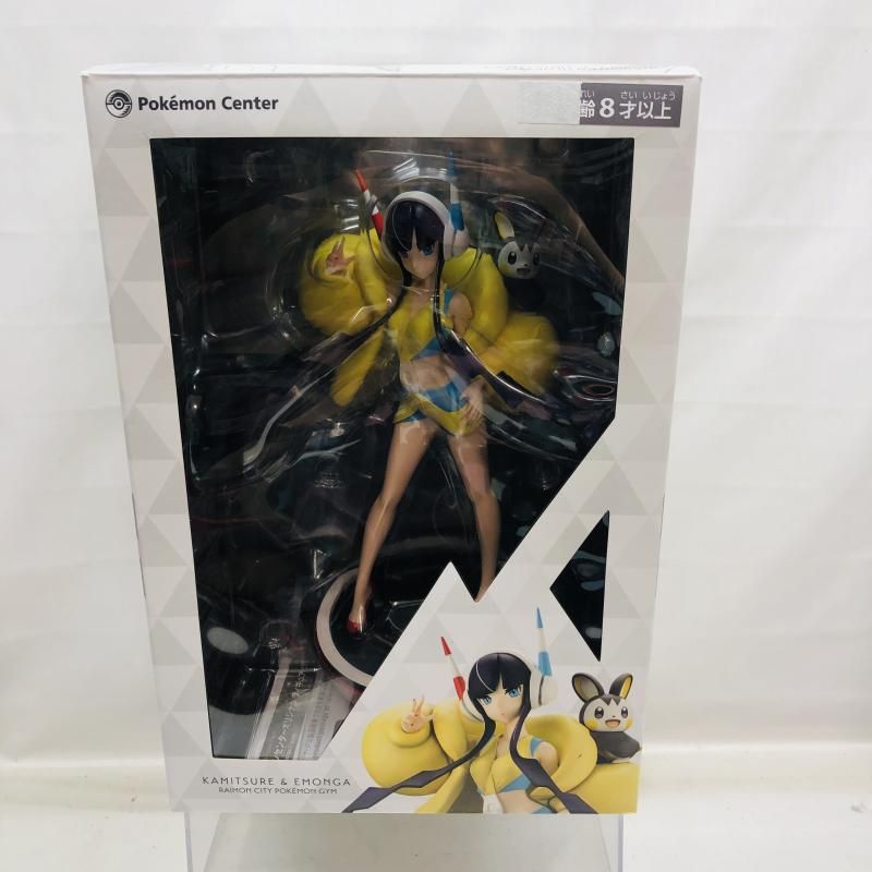 【中古】開封･箱イタミ)ポケモンセンターオリジナル カミツレ & エモンガ 1/7[22]