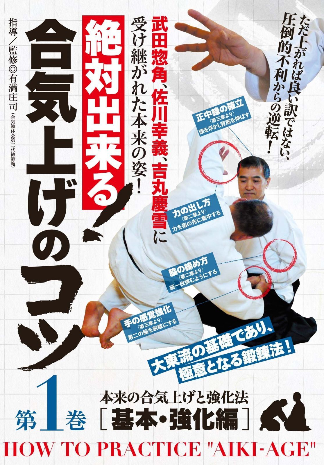 武田惣角、佐川幸義、吉丸慶雪に受け継がれた本来の姿! 絶対出来る! 合気上げのコツ 第1巻 基本・強化編 [DVD]