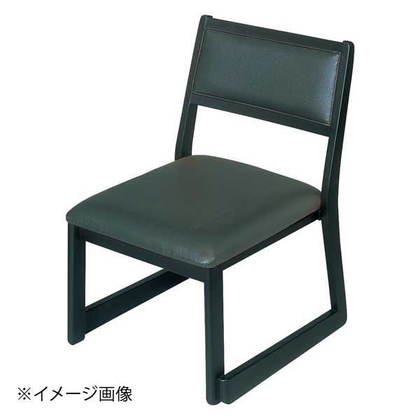 【新品】[木]都高座椅子 レザー・濃緑