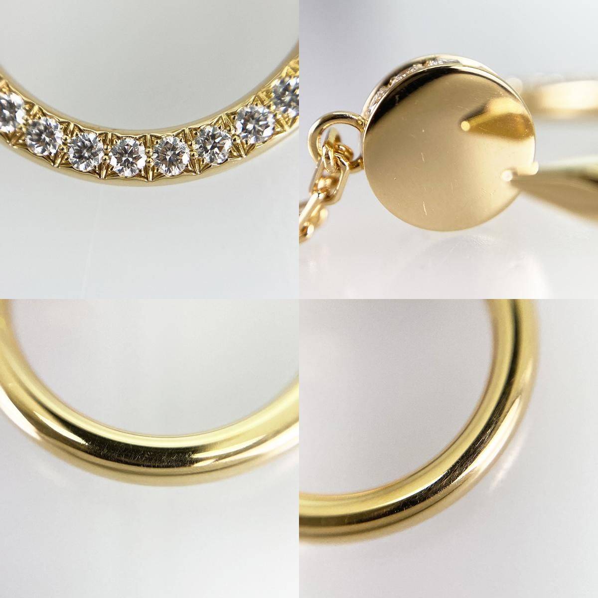 カルティエ Cartier ジュストアンクル K18YG ダイヤモンド ネックレス
