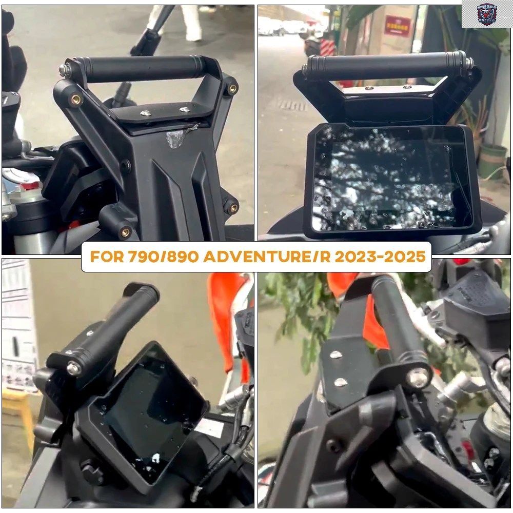 890 790 ADVENTURE ADV R 2019-2025 ナビゲーションブラケット GPSホルダー 電話スタンドサポート オートバイ 22mm ハンドルバーエクステン