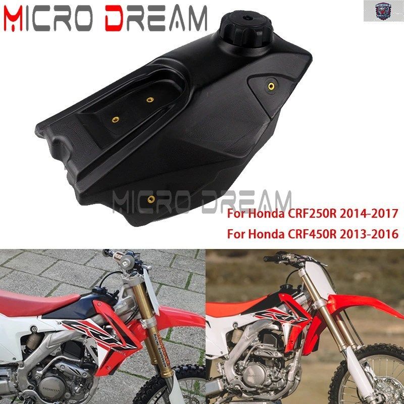 モトクロス ユーデューロ ダートバイク ガソリン燃料タンク プラスチック ガソリンオイルタンク コックキャップ ホンダ CRF450R 2013-2016