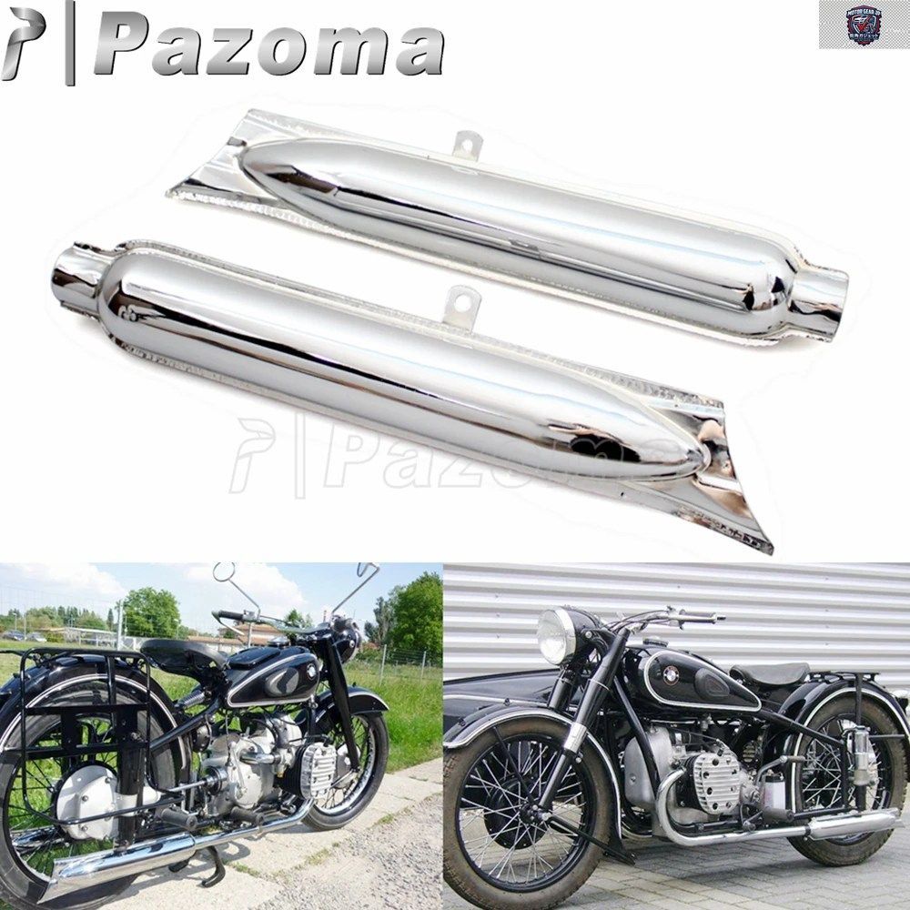 オートバイ レトロ 750cc フィッシュテール エキゾースト マフラー パイプ 24HP 32HP BMW K750 M1 M72 R71 R12 CJ DNEPR MT12 オートバイ