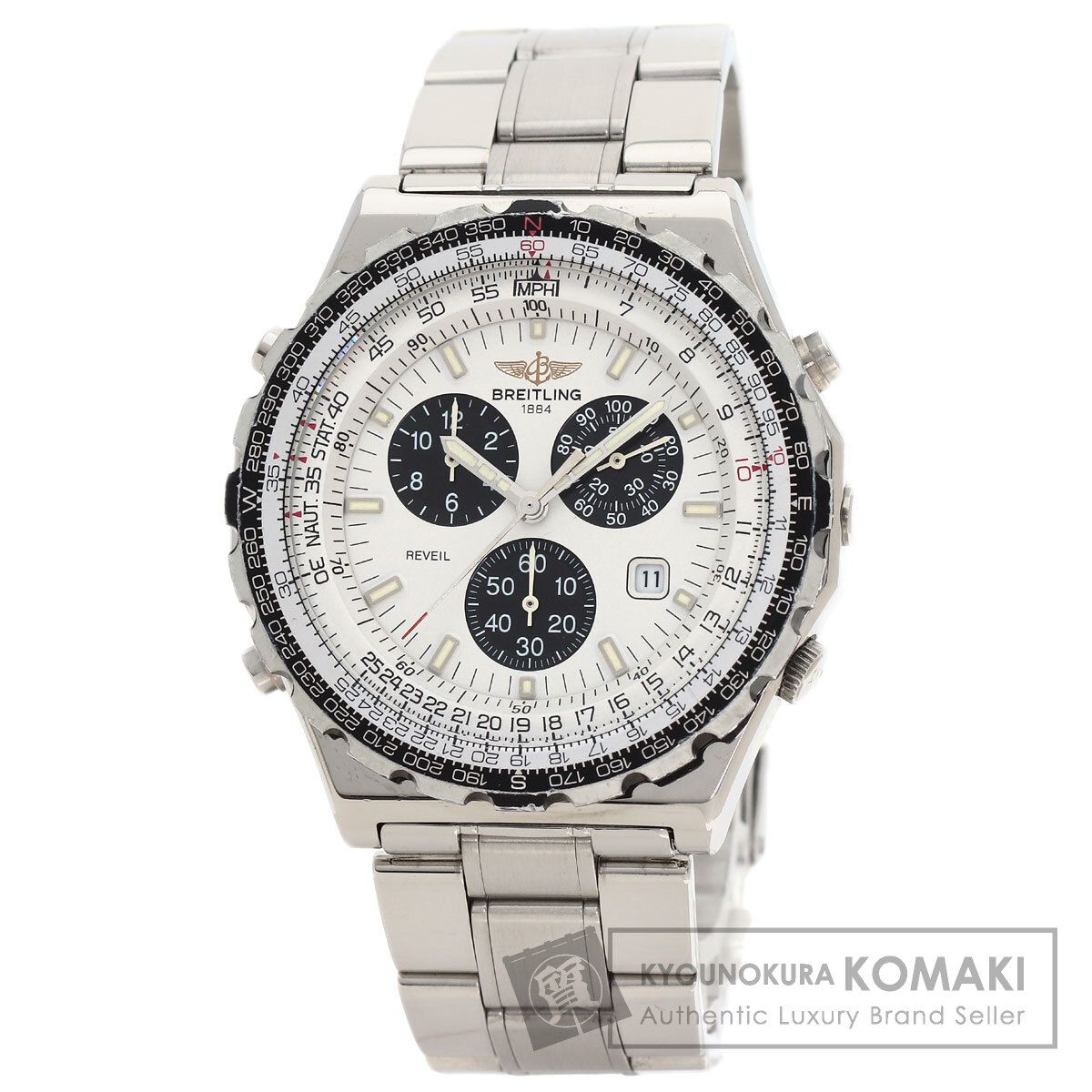BREITLING ブライトリング A59028 ジュピター パイロット 腕時計 SS SS メンズ [中古]