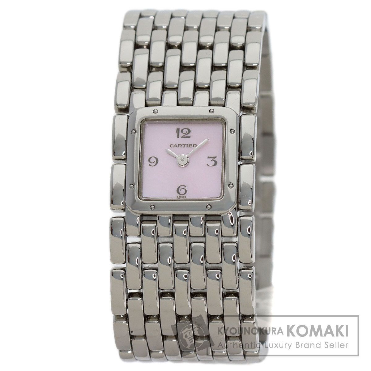 CARTIER カルティエ W61003T9 パンテール リュバン 腕時計 SS SS レディース [中古]