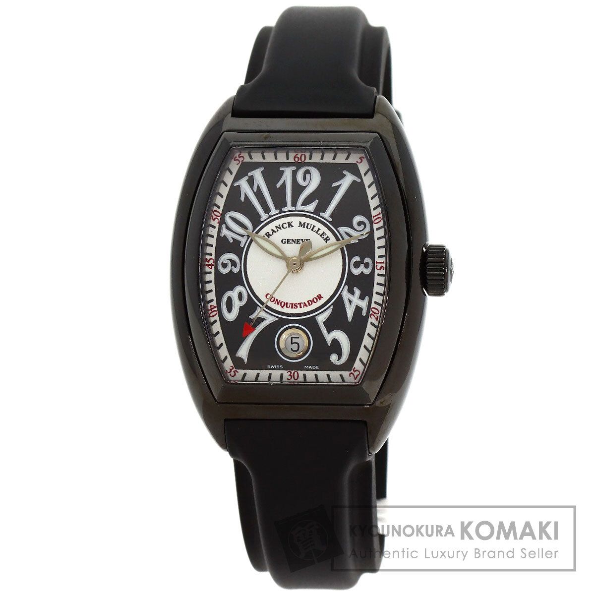 FRANCK MULLER フランクミュラー 8000SCJ コンキスタドール 日本100本限定 腕時計 SS ラバー メンズ [中古]