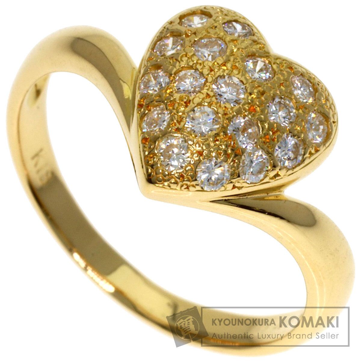 SELECT JEWELRY セレクトジュエリー ダイヤモンド リング・指輪 K18YG レディース [中古]