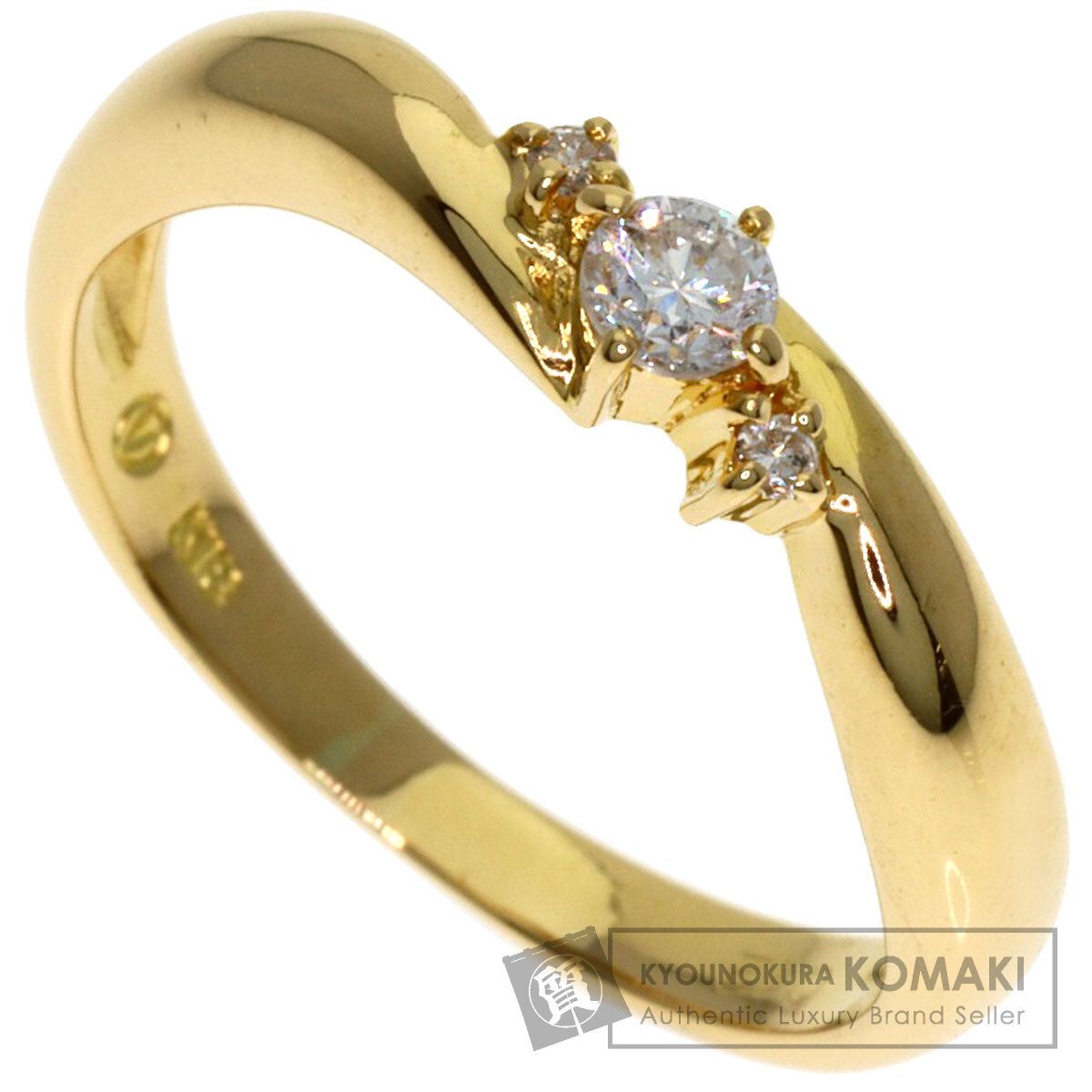 VENDOME ヴァンドーム ダイヤモンド リング・指輪 K18YG レディース [中古]
