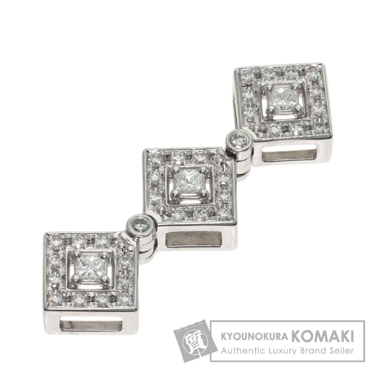 TASAKI タサキ ダイヤモンド ペンダントトップ K18WG レディース [中古]