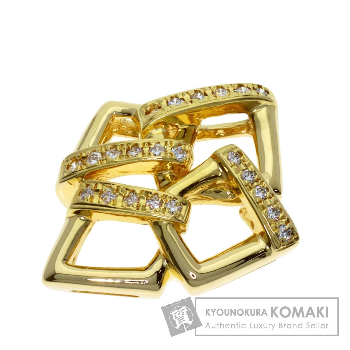 POLA ポーラ ダイヤモンド ペンダントトップ K18YG レディース [中古]