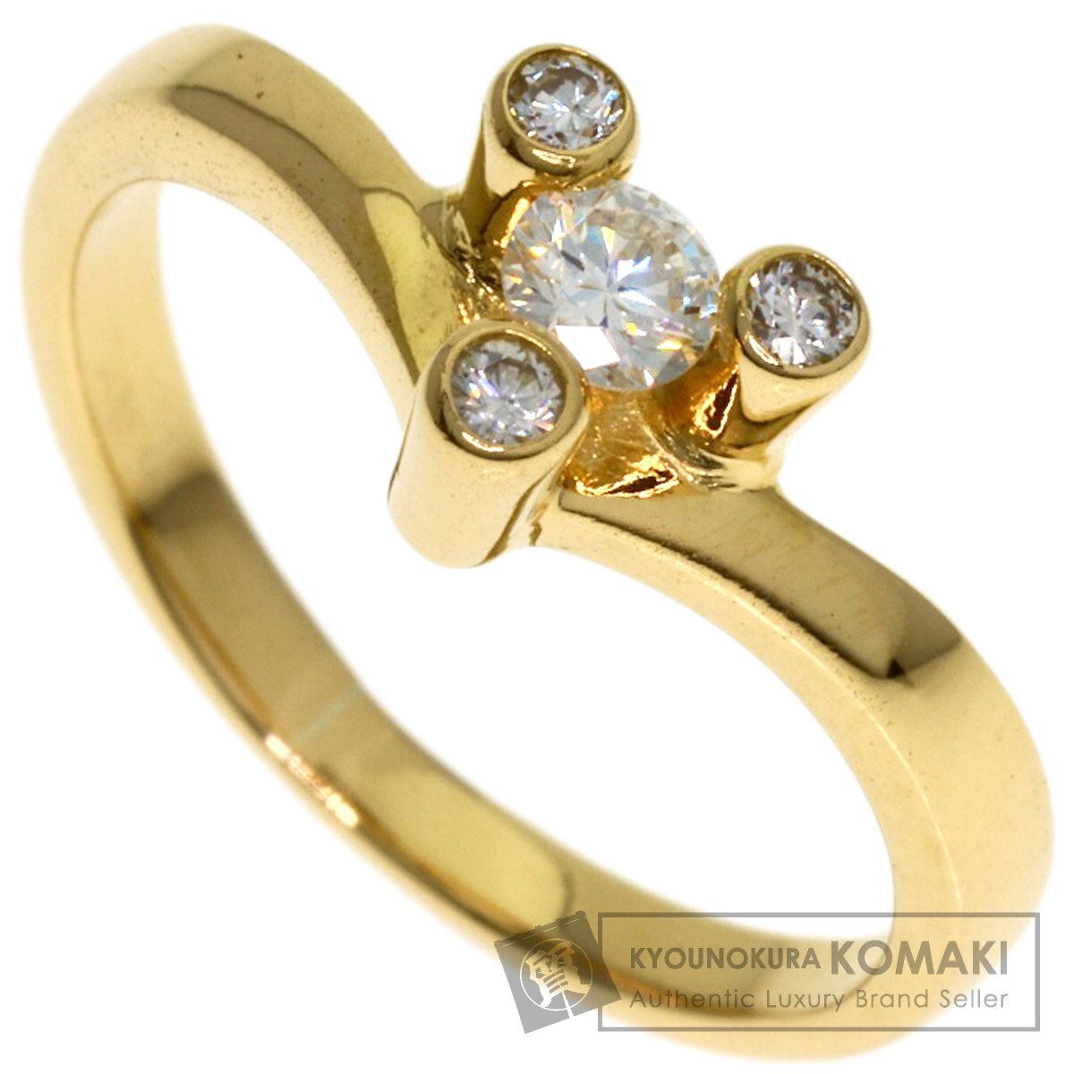 TASAKI タサキ ダイヤモンド リング・指輪 K18YG レディース [中古]
