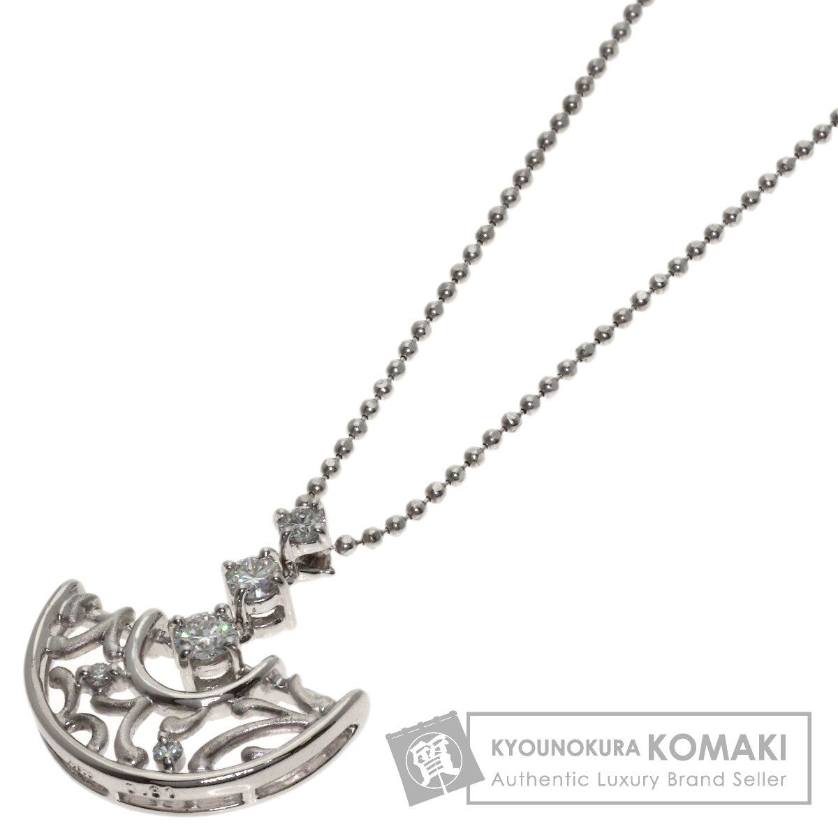star sand 星の砂 ダイヤモンド ネックレス PT900 PT850 レディース [中古]