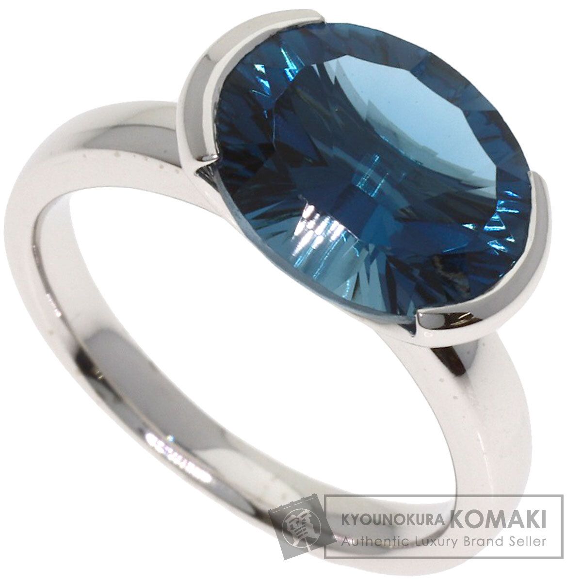TASAKI タサキ ルミノリング ブルートパーズ リング・指輪 K18WG レディース [中古]