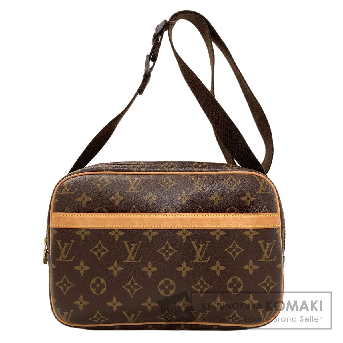 LOUIS VUITTON ルイヴィトン M45254 リポーター28 ショルダーバッグ モノグラムキャンバス レディース [中古]