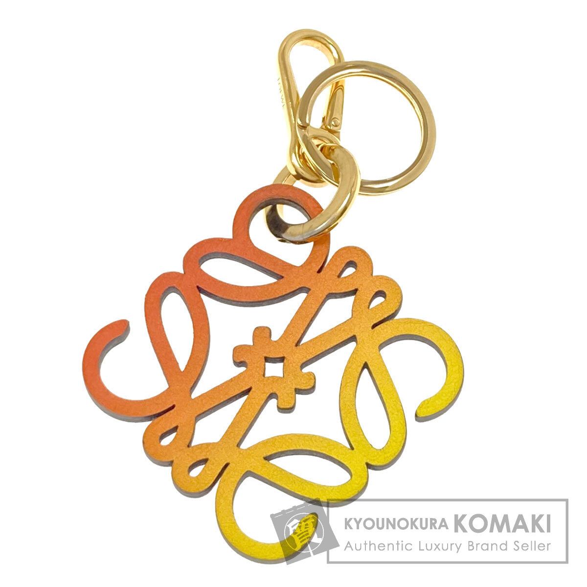 LOEWE ロエベ アナグラム キーホルダー レザー レディース [中古]