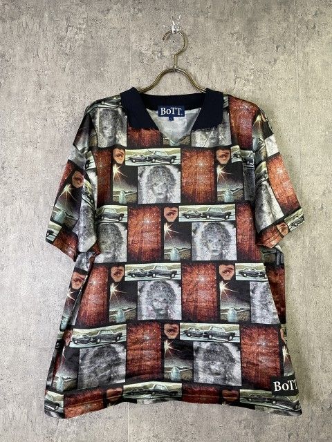 【中古】BOTT ﾎﾞｯﾄ MANUAL SOCCER JERSEY ﾏﾆｭｱﾙ ｻｯｶｰ ｼﾞｬｰｼﾞ 総柄 24SS ﾏﾙﾁｶﾗｰ L 33928622