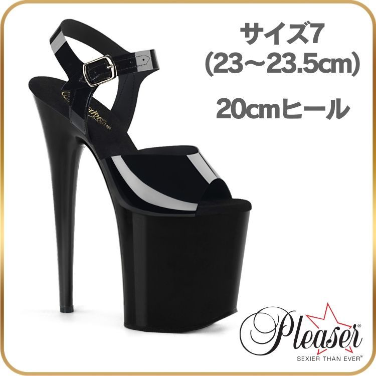 23 23.5 cm 20cm ヒール 厚底 サンダル Pleaser プリーザー 超厚底 