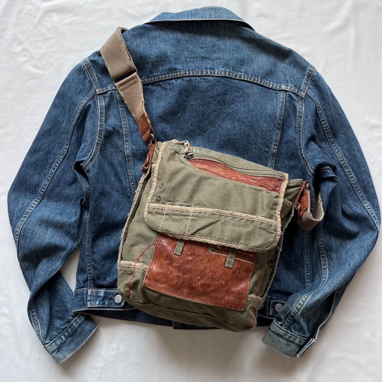 tough jeansmith タフジーンスミス ショルダーバッグ ヴィンテージ加工