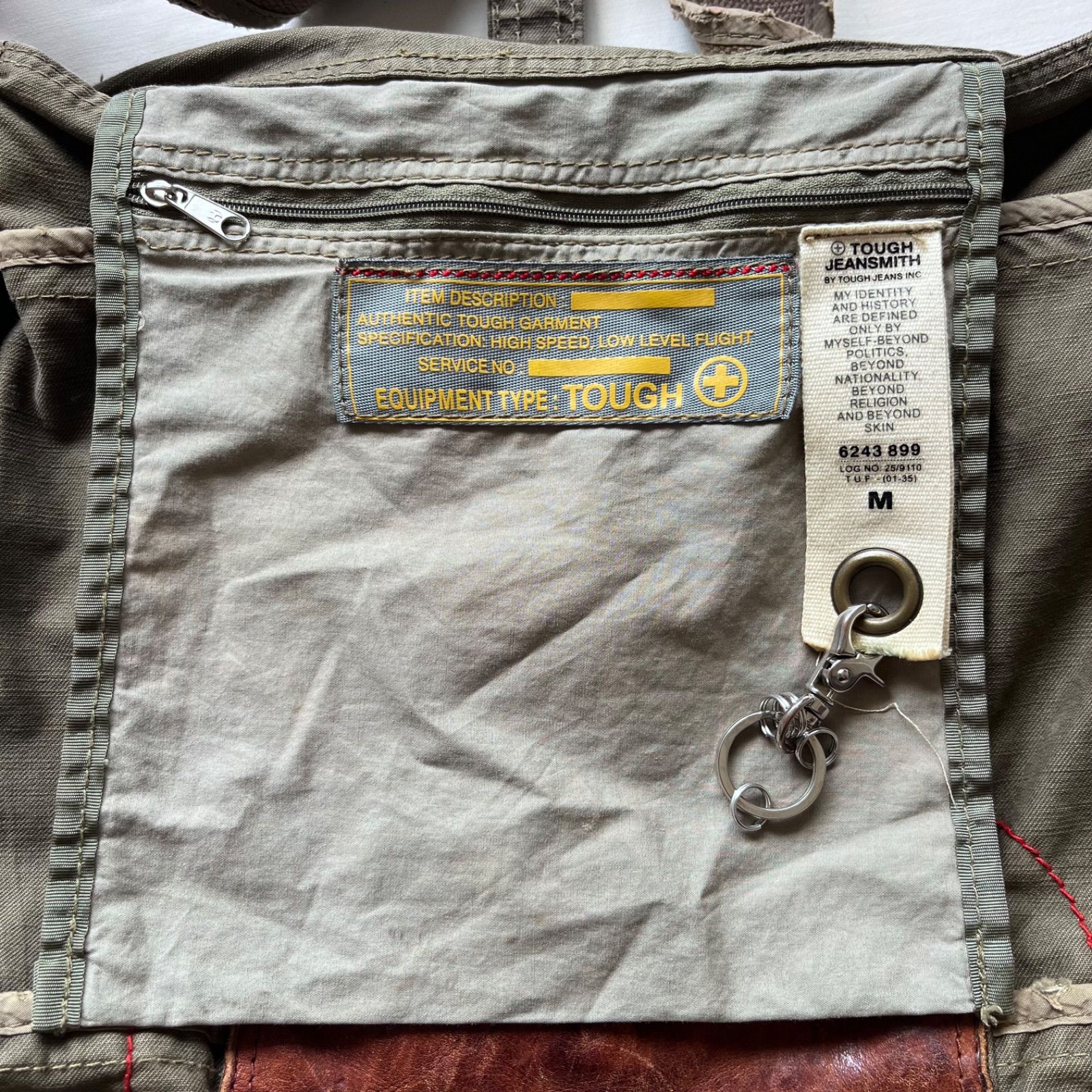 tough jeansmith タフジーンスミス ショルダーバッグ ヴィンテージ加工 