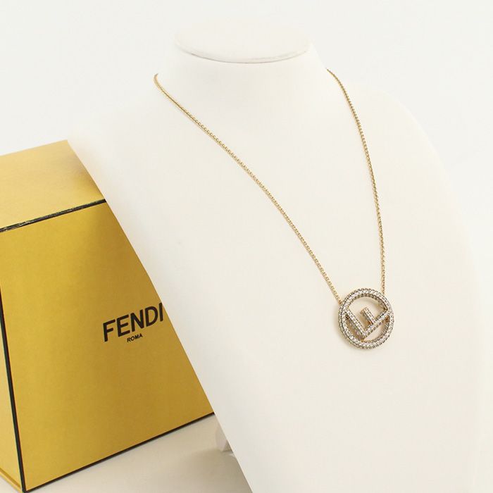 FENDI フェンディ エフ イズ フェンディ 8AG760 ネックレス メタル【中古】 レディース