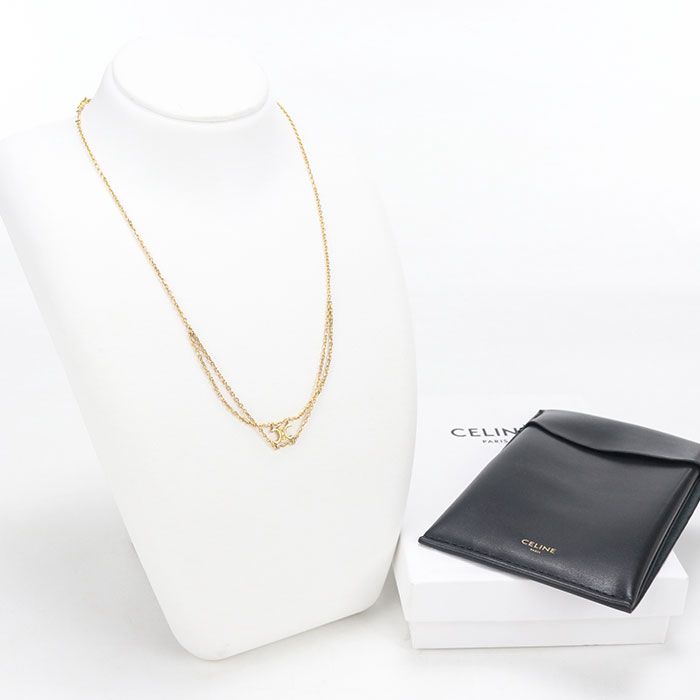 CELINE セリーヌ トリオンフ ネックレス メタル【中古】 レディース