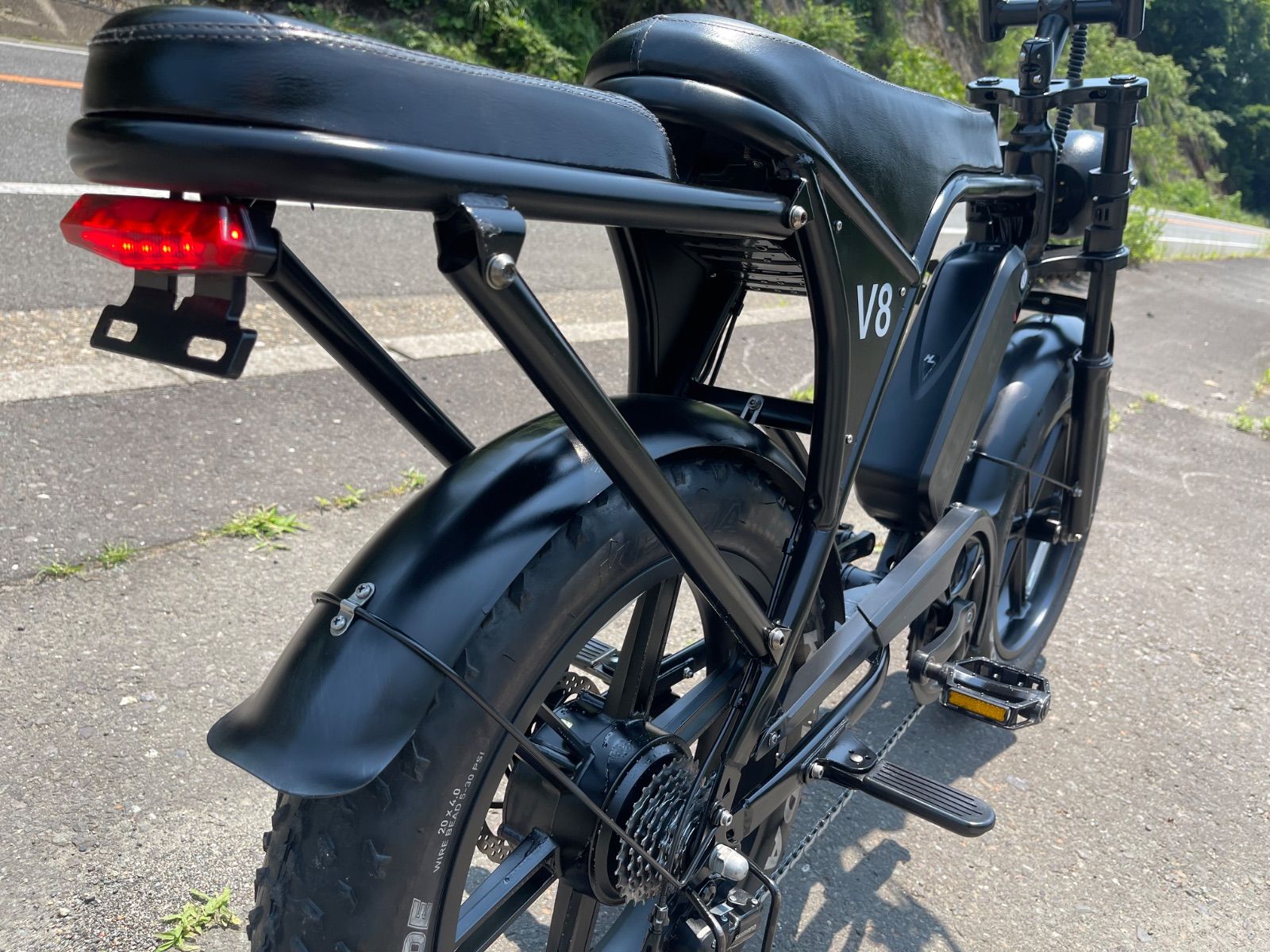 0408【動作確認済】送料無料 V8 ディスク式 MTB スマートキー起動 電動