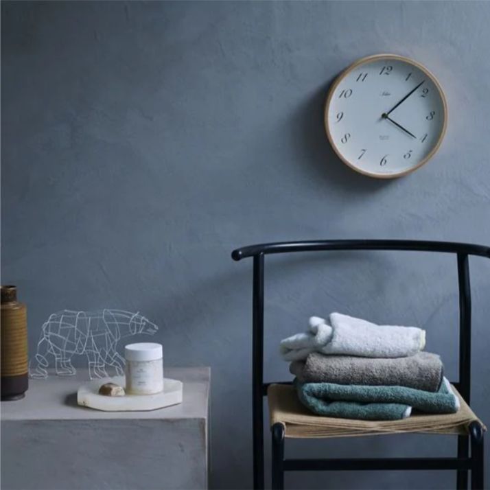 N 【美品】 IDEE TIMING 掛け時計 アラビア数字 ウッド 250mm - メルカリ