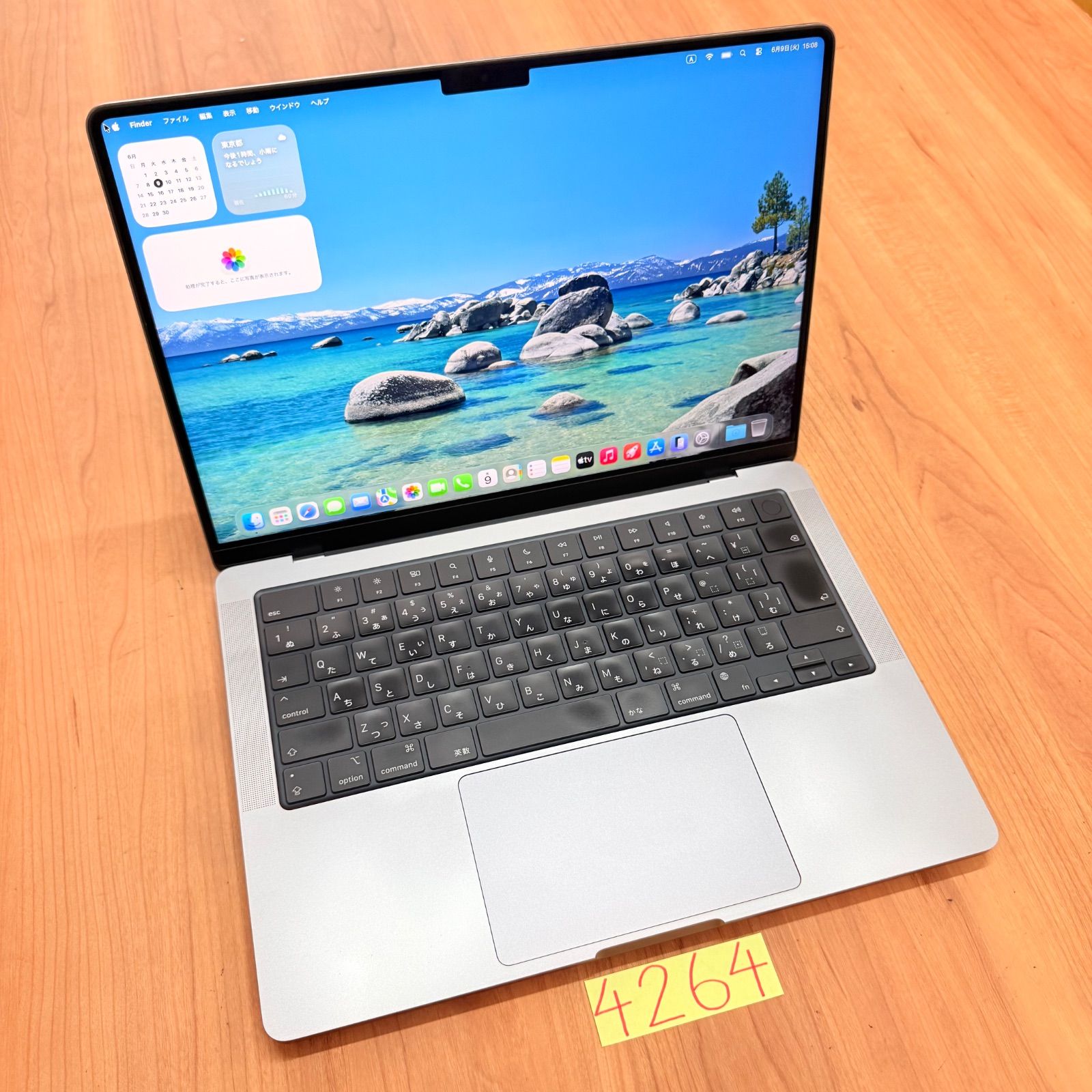 【動作確認済】 MacBook pro 14インチ 2021 Apple M1 pro 16GB 1TB 動画編集可 カメラ内蔵 ノートPC SSD搭載 macOSインストール済 【4264】