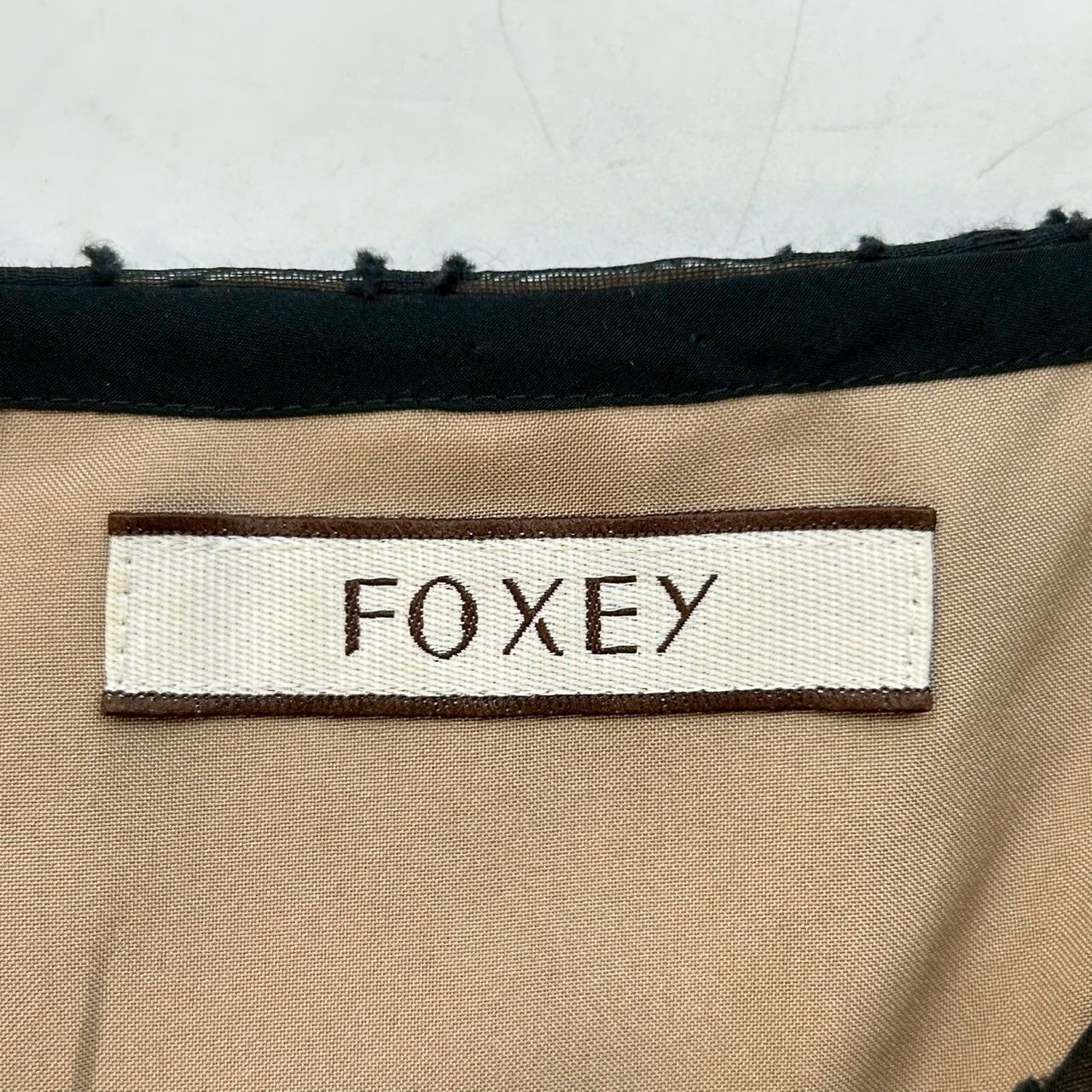 FOXEY フォクシー シアージャガードワンピース ドレス ワンピース 