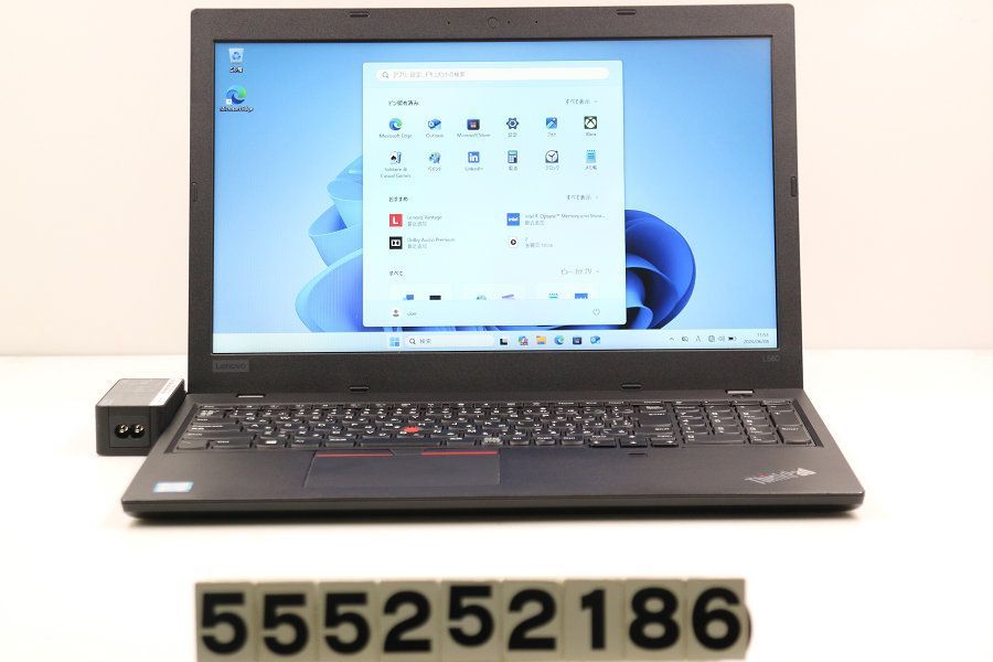 Lenovo ThinkPad L580 Core i5 8350U 1.7GHz/8GB/256GB(SSD)/15.6W/FWXGA(1366x768)/Win11 【555252186】