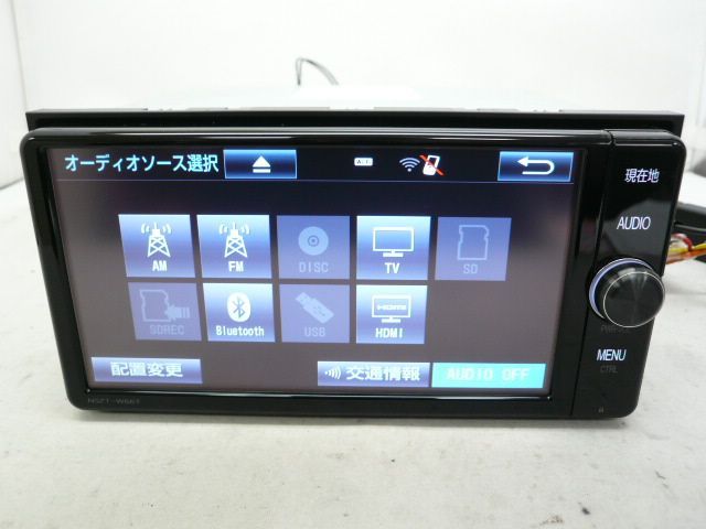 トヨタ純正　NSZT-W66T　メモリーナビ 中古】 トヨタ純正 NSZT-W66T メモリーナビ 地デジ/フルセグ/DVD/CD/SD