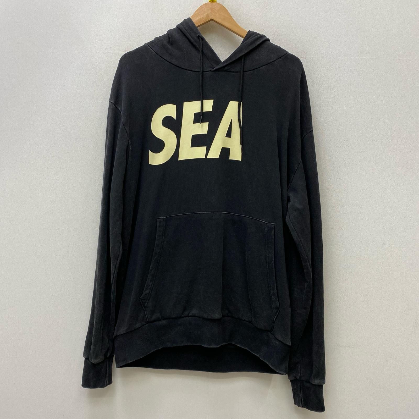 【加古川店】 中古 WIND AND SEA | ウィンダンシーウインダンシー パーカー WIND AND SEA ﾊﾟｰｶｰ ブラック サイズ：L 【103】
